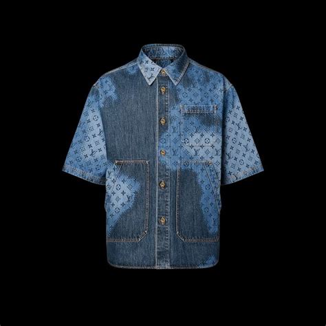 louis vuitton denim overshirt|Louis Vuitton denim 2022.